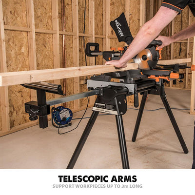 Pachet fierastrau circular stationar multifunctional Evolution R255SMS+ 255mm + stand
