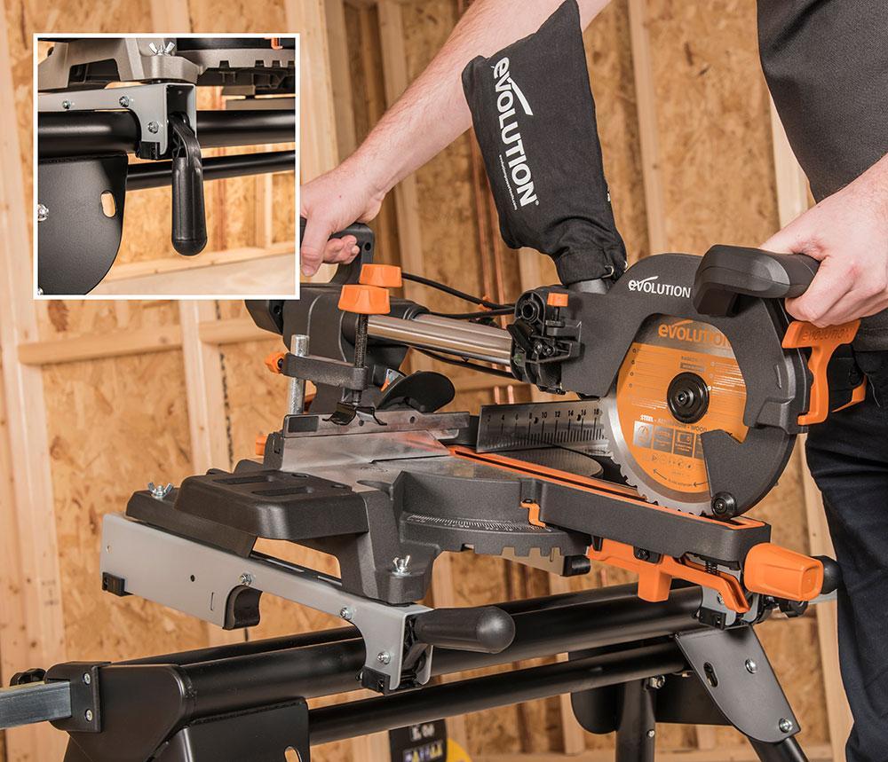 Stand de lucru pentru fierastrau circular Evolution