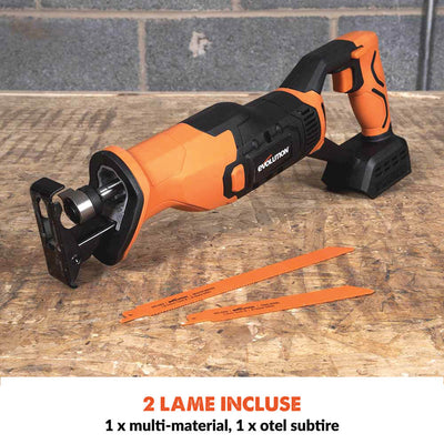 Fierastrau alternativ sabie Evolution R150RCP-Li 18V Li-Ion EXT (fara baterie) cu panza de taiere multi-material