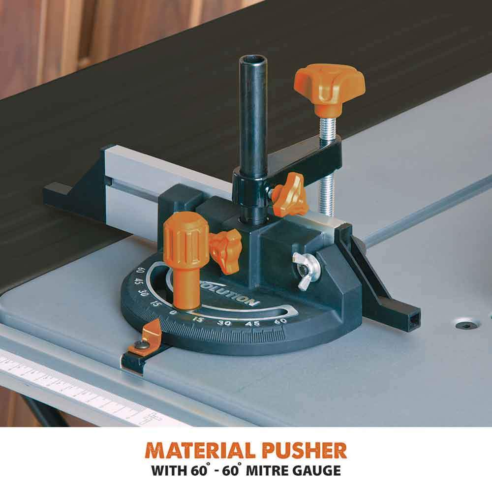 Fierastrau circular cu masa Evolution R255MTS cu disc de taiere multi-materiale de 255mm 1500W
