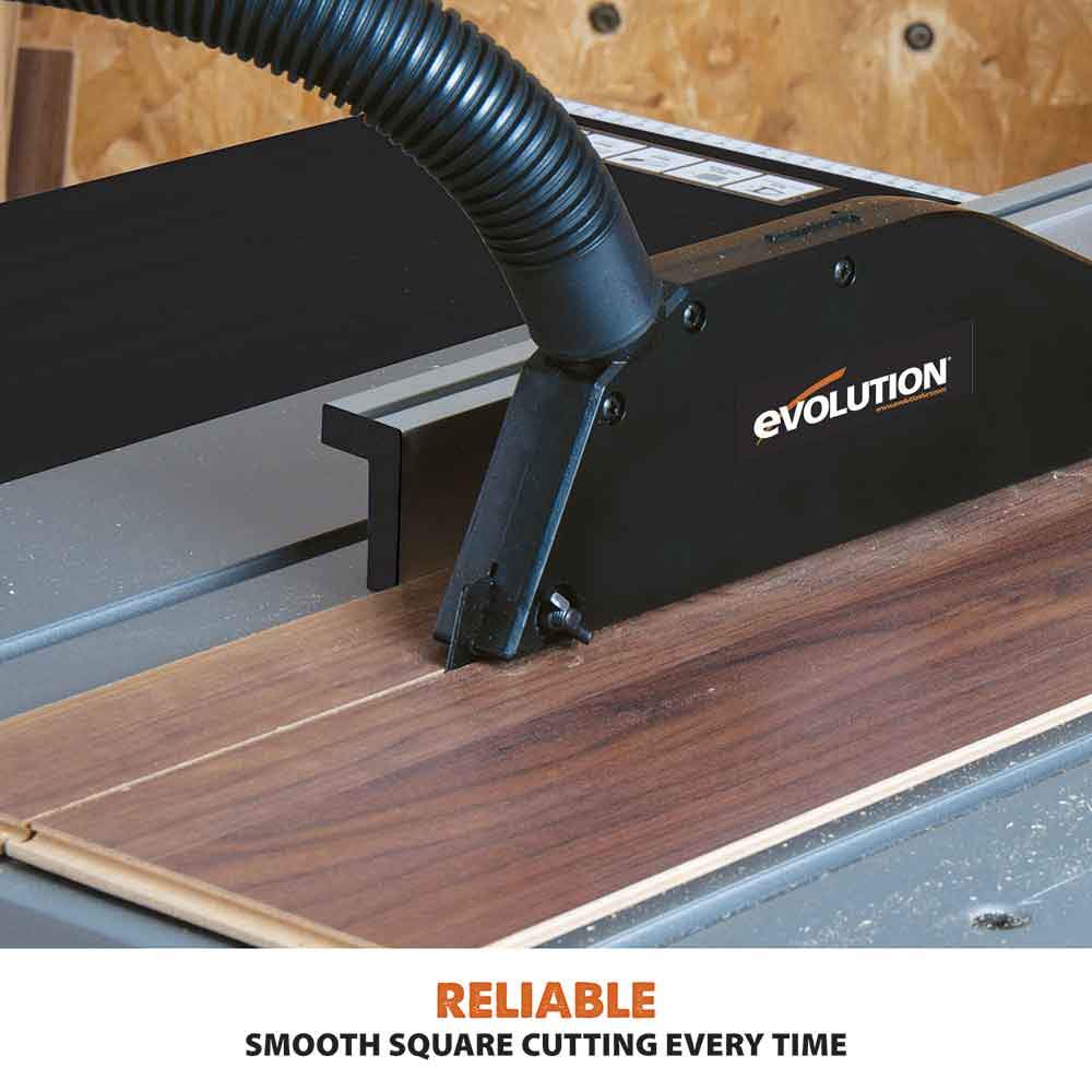 Fierastrau circular cu masa Evolution R255MTS cu disc de taiere multi-materiale de 255mm 1500W