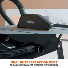 Fierastrau circular cu masa Evolution R255MTS cu disc de taiere multi-materiale de 255mm 1500W