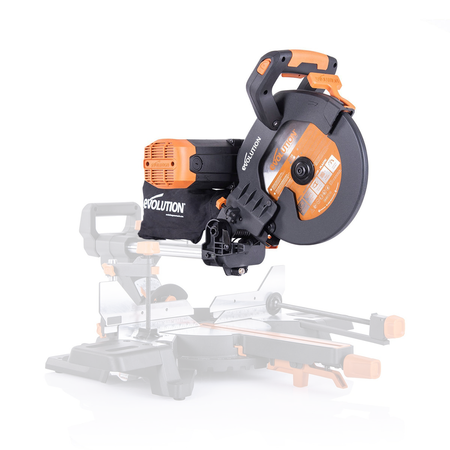 Evolution R255SMS-DB Fierastrau glisant de taiere in unghi Piese de schimb (cap)