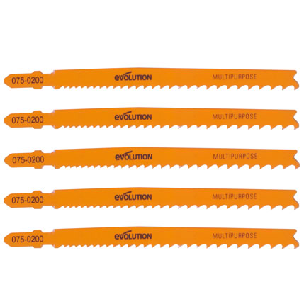 Set de lame cu taiere multi-materiale pentru fierastrau pendular Evolution (set de 5 buc)
