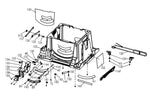Evolution RAGE5-S Fierastrau de masa Piese de schimb Sectiunea 3 (carcasa motor)