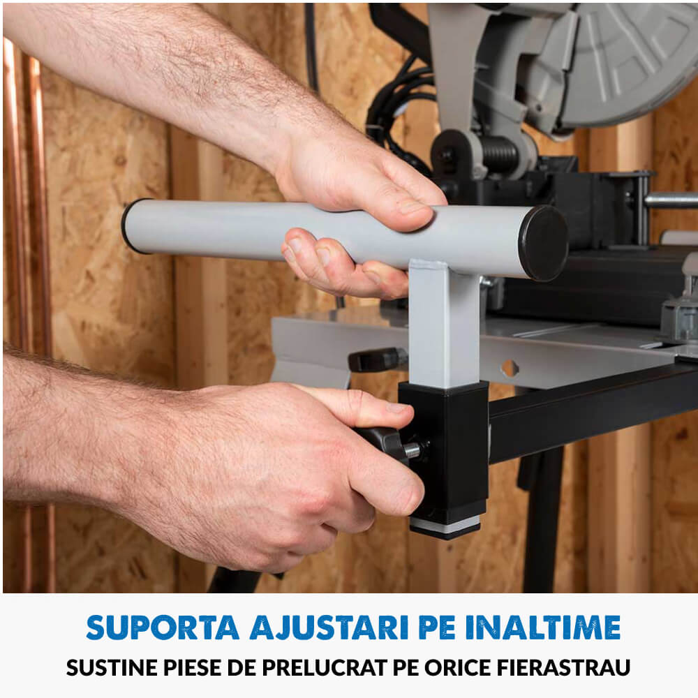 Pachet fierastrau debitat R355CPS de 355 mm cu panza TCT multimaterial + stand
