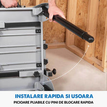 Pachet fierastrau debitat R355CPS de 355 mm cu panza TCT multimaterial + stand