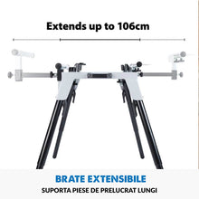 Pachet fierastrau debitat R355CPS de 355 mm cu panza TCT multimaterial + stand
