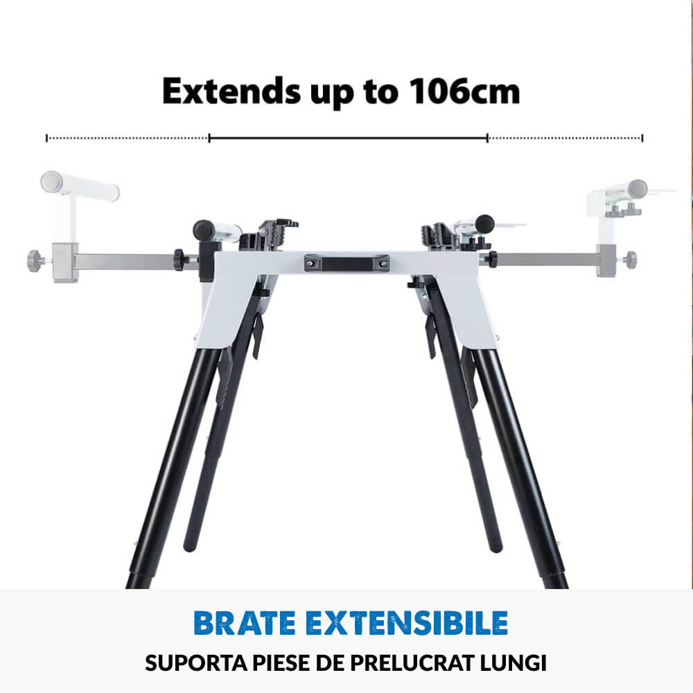 Pachet fierastrau debitat R355CPS de 355 mm cu panza TCT multimaterial + stand