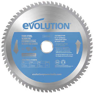 Panza circular pentru taiat otel subtire, pentru fierastraie circulare Evolution 210mm, Ø210 x 25.4 mm, 68 de dinti vidia TCT