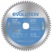 Panza circular pentru taiat otel subtire, pentru fierastraie circulare stationare Evolution 210mm, Ø210 x 25.4 mm, 68 de dinti TCT
